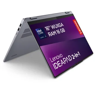 Lenovo IdeaPad 5 2-in-1 16" Intel Core Ultra 5 225U 16 GB RAM 512 GB SSD Windows 11 Home Luna Grey