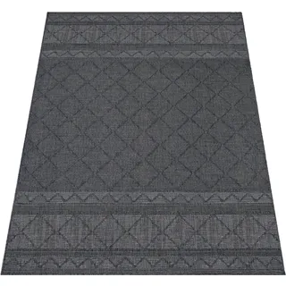 Paco Home Vermont 191 Outdoor-Teppich 300 x 400 cm Grau