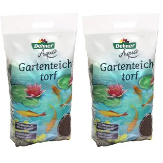 Dehner Aqua Gartenteich-Torf, 10 l (Packung mit 2)