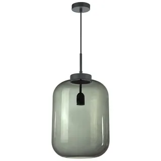 H4L Hängeleuchte Hängelampe Rauchglas E27 XXL Ø 30cm