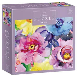 Interdruk Flowers no. 2 - 500 Pieces Jigsaw Puzzle for Adults, Blumen Nr. 2