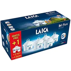 Bild von bi-flux 5 + 1 Pack, Kartuschen für alle Laica Wasserfilter