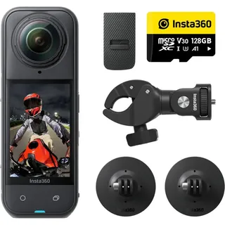 INSTA360 X5 Motorcycle Bundle 360°-Kamera Schwarz