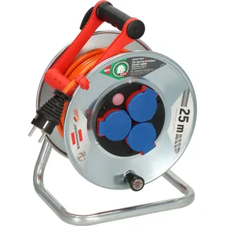 Brennenstuhl Garant S Kabeltrommel, Schuko auf 3x Schuko, 40m, AT-N05V3V3-F 3G1,5 (1198750)