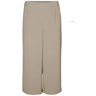 VERO Moda Damen Vmcoco Culotte Pant WVN Noos Hose, Silver Mink, L EU