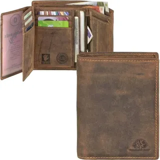 GREENBURRY Vintage Geldbörse Herren braun