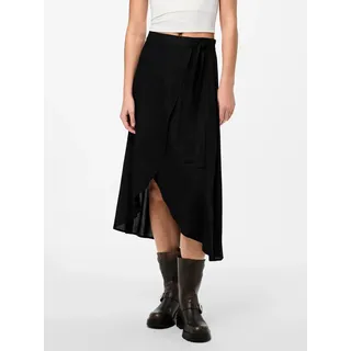 pieces Wickelrock »PCTALA WRAP SKIRT NOOS BC«, schwarz