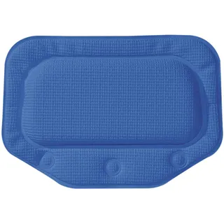 Sealskin Unilux Badewannenkissen mit Saugnäpfen, Farbe: Royalblau, Größe: 30x20 cm