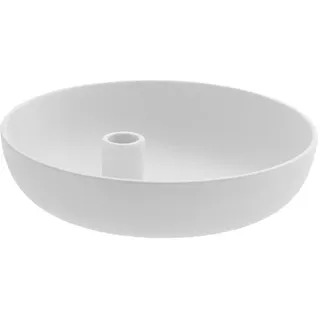 Storefactory Lidatorp XL Kerzenhalter, Weiss, Keramik, HxB 26 x 7 cm, handgefertigt
