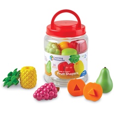 Learning Resources Snap-n-Learn Geometrie-Obst, Feinmotorik-Spielzeug für Kleinkinder, ab 2 Jahren