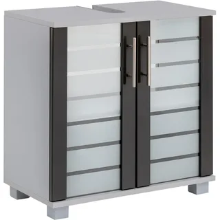 Schildmeyer »Nikosia« Höhe 64 cm, mit Glastüren, hochwertige MDF-Fronten, Metallgriffe,