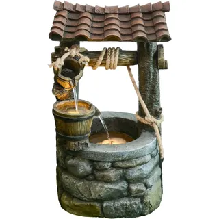 Garden Pleasure Brunnen Athene Polyresin und Fiberglas