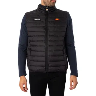 Ellesse Herren Bardy Weste, Schwarz, S EU