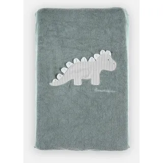 NOUKIE'S - Wickelauflage mit Bezug – Tiga, Stegi & Ops – Frottee – Dinosaurier – Grün