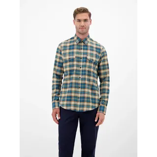 Lerros Karohemd »LERROS Casual Flanellhemd - weicher Twill, starker Style«