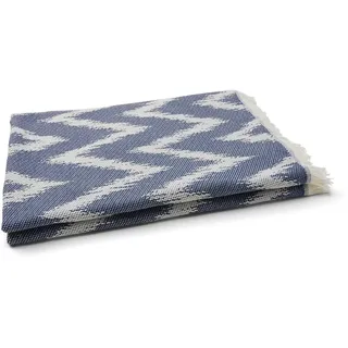 Tom Tailor Sommerdecke ZIGZAG Hellblau Decken & Kissen blau,