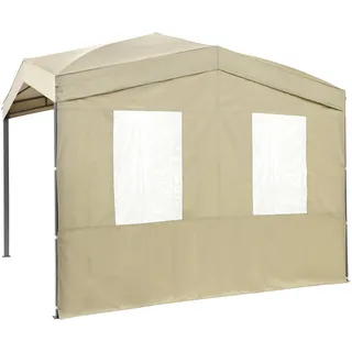 Tepro Seitenteil-Set für Pavillon Marabo 2 Stück 0,0 x 0,0 m Taupe