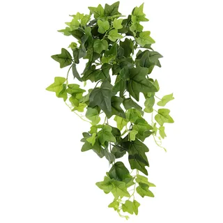 Flair Flower Efeuhänger Efeu Ranke Girlande Unechte Hängend Busch Hänger Pflanze Grünpflanze Hängepflanze Rankende Pflanzenampel Zimmerpflanze Kletterpflanze Efeuranke,ca. 80x28x26 cm
