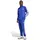 Basic 3 Stripes Trainingsanzug semi lucid blue/white S