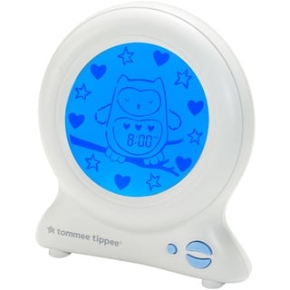 TOMMEE TIPPEE Groclock Uhr und Schlaftrainer, Wecker und Nachtlicht für Kleinkinder, mit USB-Anschluss