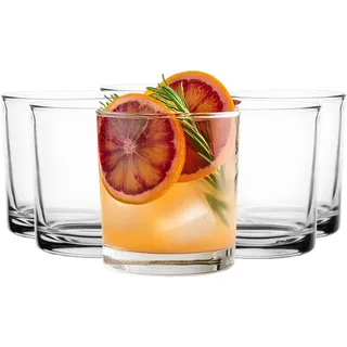 Glasmark KROSNO 1992 Gläser-Set 6-teilig Trinkgläser Wassergläser Longdrinkgläser Saftgläser Spülmaschinenfest 6x220 ml