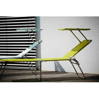 JAN KURTZ Sonnenliege 190 x 58 x 42 cm Weiß