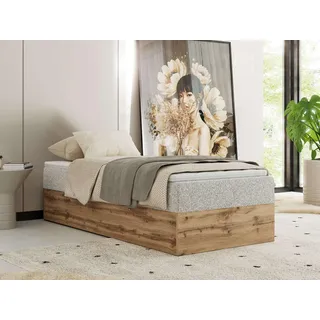 MKS Wood Zero 90 x 200 cm H4 Hellgrau Struktur