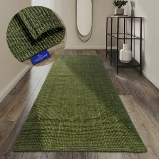 Villeroy & Boch Rosalie Juteteppich 80 x 200 cm Dschungelgrün
