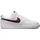 Court Vision Herren White/Burgundy 44,5