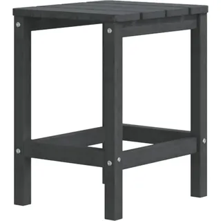 vidaXL Garten Adirondack-Tisch Anthrazit 38x38x46 cm HDPE - Grau