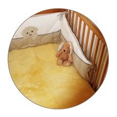 Heitmann Lammfell-Betteinlage für Kinderbetten gold-beige, 70x140 cm
