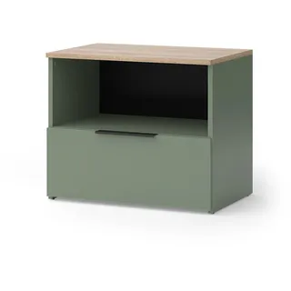 Vicco Kommode Wido, Grün, 60 x 50 cm mit klappe