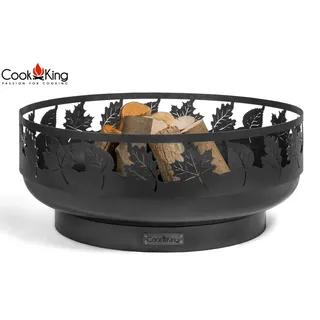 Feuerschale Toronto Ø 80 cm Feuerstelle für den Garten aus Stahl Feuerkorb Grill