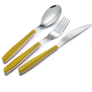 EME POSATERIE AETS18WA/13 Besteck, Edelstahl 18/0, Methacrylat, ABS