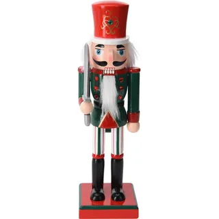 Home Styling Collection Nussknacker Kiefernholz 25 cm , Holz , 6x25x9 cm , Dekoration, Weihnachtsdekoration