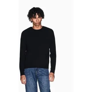 A|X Armani Exchange für Herren. XM002825AF10348UC001 Elegant Premium Pullover schwarz (XXL), Wolle, Klassisch, Langarm
