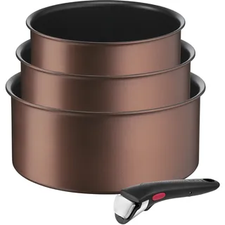 Tefal Ingenio Resource 4er-Set L7659442 - Kupfer