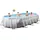 Prism Frame Pool Set oval 503 x 274 x 122 cm inkl. Filterpumpe, Boden-Schutzplane, Abdeckplane, Poolleiter