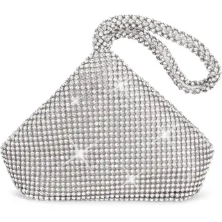 ele ELEOPTION Damen 100712 Clutch, Silver