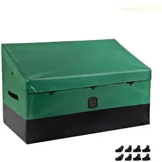 Grüner/ Schwarzer - Wasserdichter Gartenbox - Gartenkissenbox - 100 Liter - Grün, Schwarz