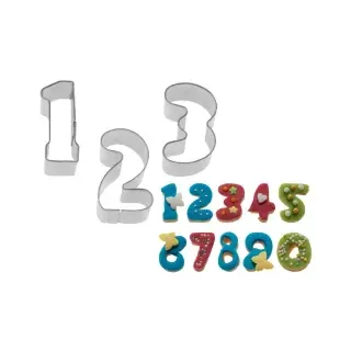 Westmark Zahlen-Ausstechformen Set 9-tlg.,
