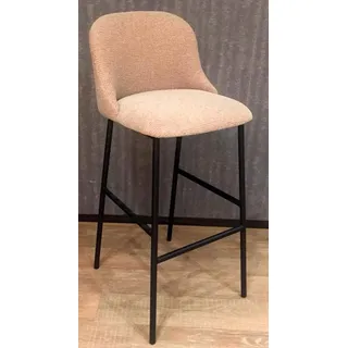 Design Lehn Stühle Polster Bar Hocker Club Hocker Lounge Wohn Möbel Stuhl Sessel - Orange