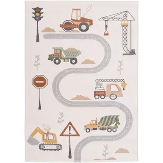 Pergamon Maui Kids Baustelle Kinderteppich 120 x 170 cm Mehrfarbig