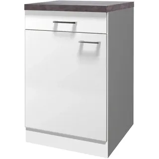 Flex-Well Unterschrank Lucca 50 x 85 x 60 cm Weiß