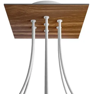 Creative Cables Kroq207f110 Rose-one Square Palisanderholz-set - Multicolor - 200 mm