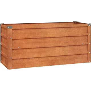Hochbeet Rostig 100x40x45 cm Cortenstahl - Braun
