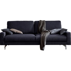 Bild sofa 2,5-Sitzer »hs.450«, Armlehne niedrig, Fuß chromfarben glänzend, Breite 184 cm blau