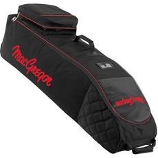 MacGregor VIP Deluxe - Golf Travelcover mit Rädern, schwarz / rot
