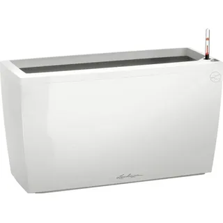 LECHUZA Cararo Premium 75 x 30 x 43 cm Weiß hochglanz
