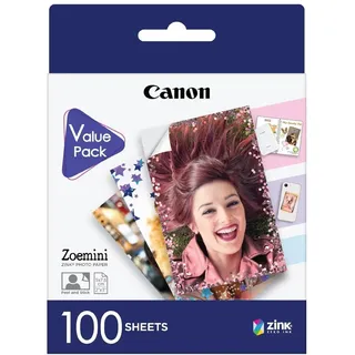 Canon ZP-2030 ZINK Sticker Fotopapier glänzend weiß, 50x76mm, 100 Blatt (6135C003)